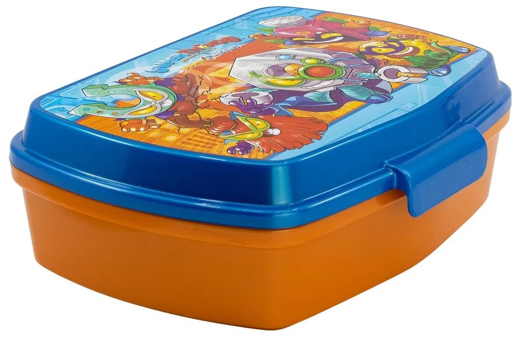 Caixa Sanduíche Superthings Kazoom Kids Azul Laranja Plástico (17 X 5.6 X 13.3 cm)