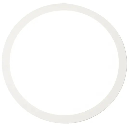 Plafon circular branco 40cm regulável-3-etapas LED IP44 - STEVE Moderno