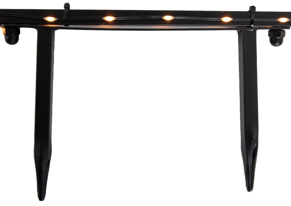 Projetor de Natal Árvore Preto 54cm incl. LED IP44 - Kas