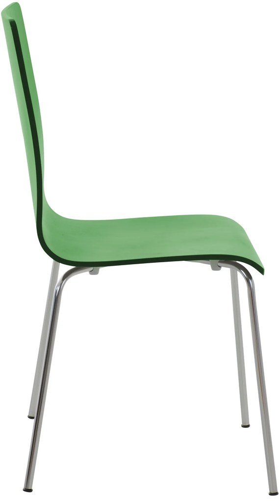 Conjunto de 4 cadeiras de cozinha e sala de jantar Pepe 43 x 87 x 47 cm Verde