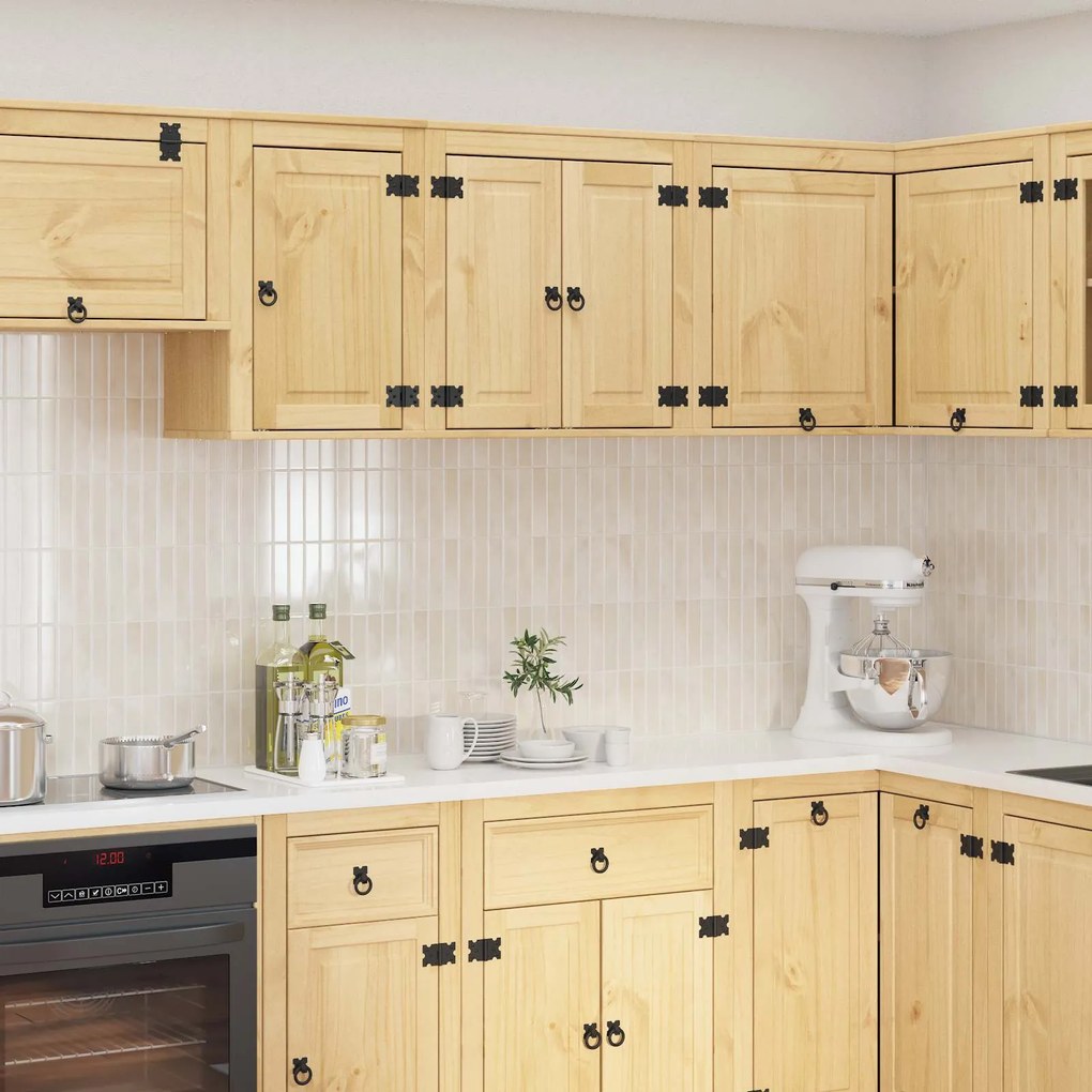 vidaXL Armário com prateleira SKI Castanho Mel 60 x 32 x 40 cm