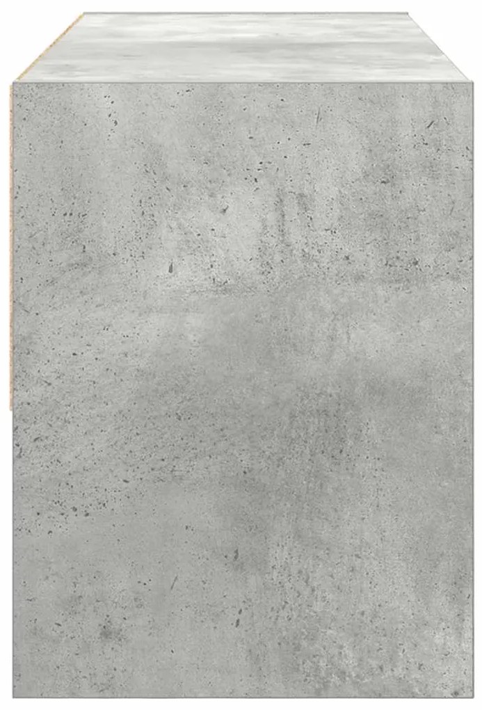 Sapateira empilháveis 89,5x30x40 cm cinzento cimento