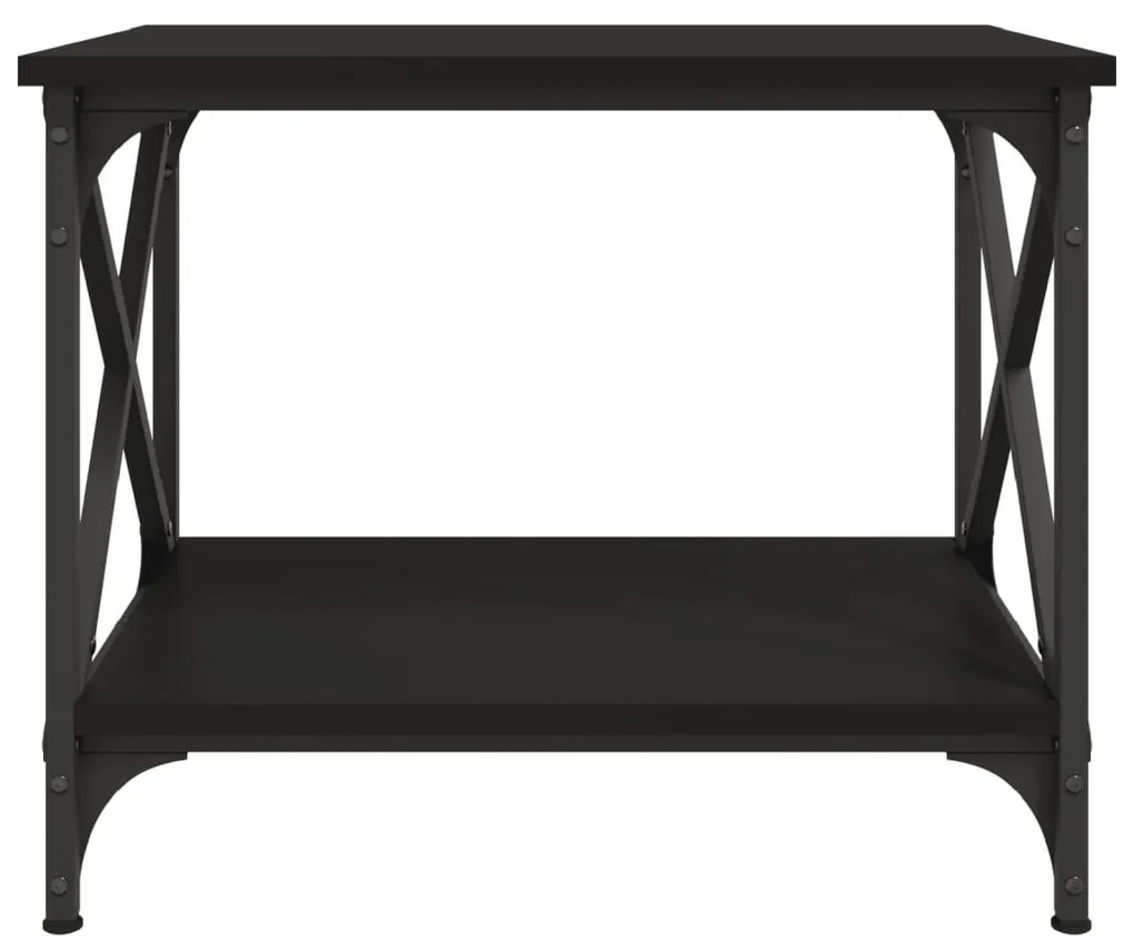 Mesa de apoio 55x38x45 cm derivados de madeira preto