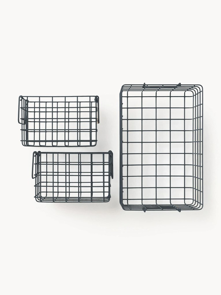 Cestos em metal The Baskets, conjunto de 3