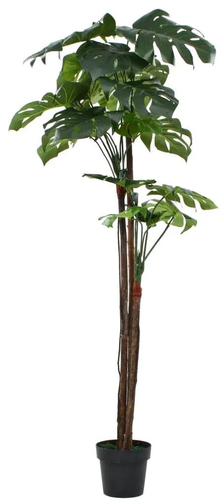 Planta costela-de-adão artificial com vaso 170 cm verde