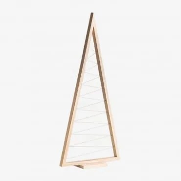Árvore De Natal Em Madeira De Pinho Elwood Castanho Madeira & ↑100 Cm - Sklum