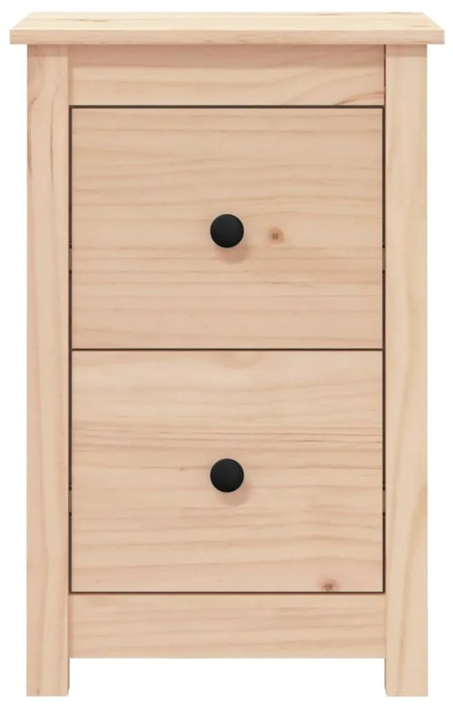 Mesas de cabeceira 2 pcs 40x35x61,5 cm madeira de pinho maciça