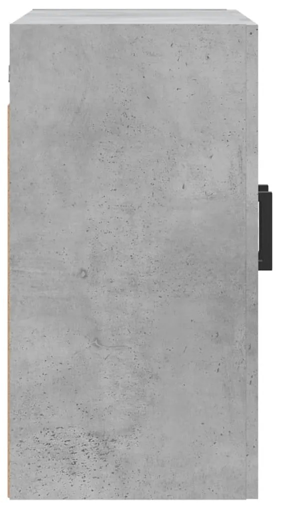 Armário parede 60x31x60cm derivados de madeira cinzento cimento