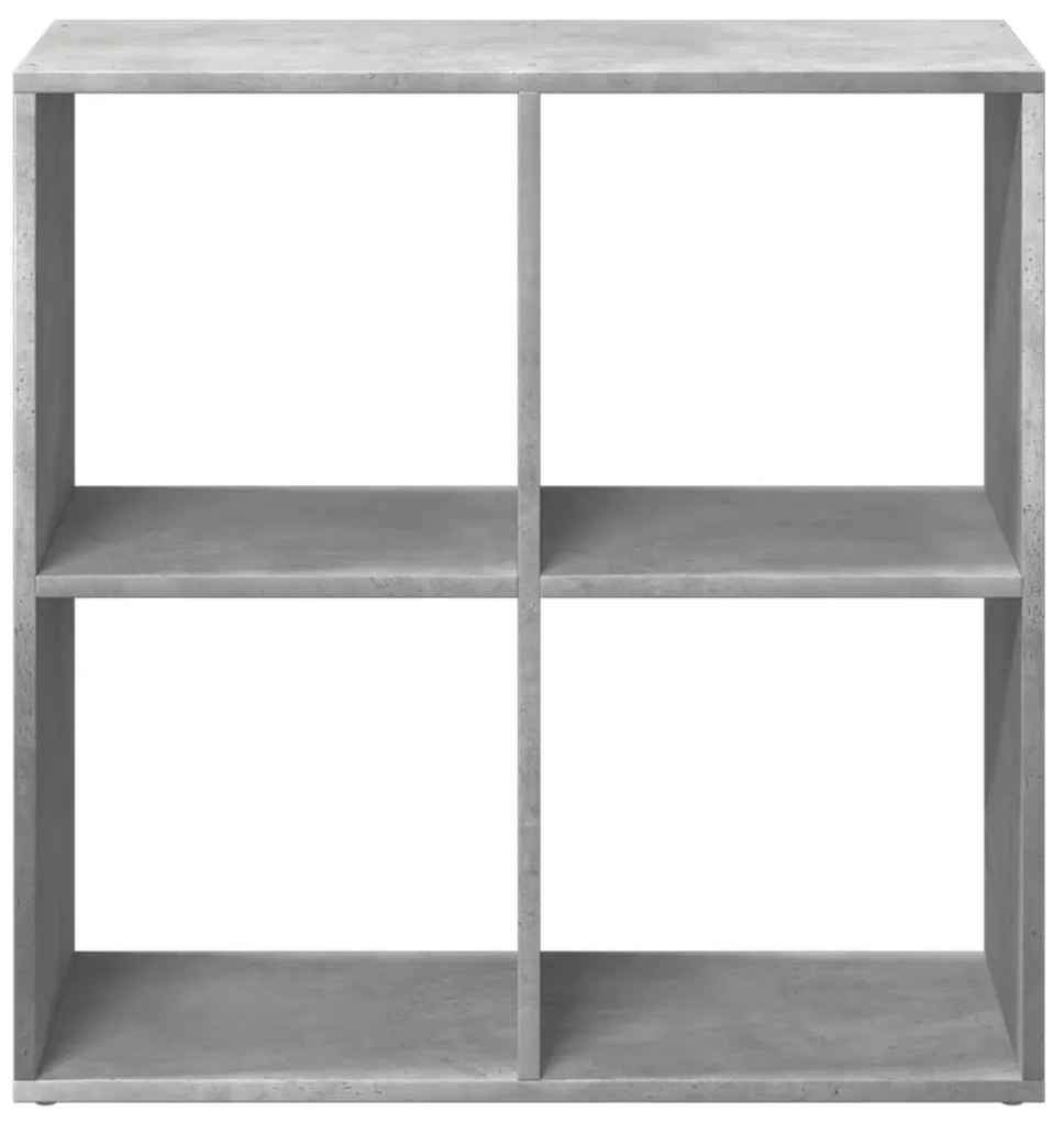 Estante divisória 69,5x29x69,5 cm deriv. madeira cinza cimento