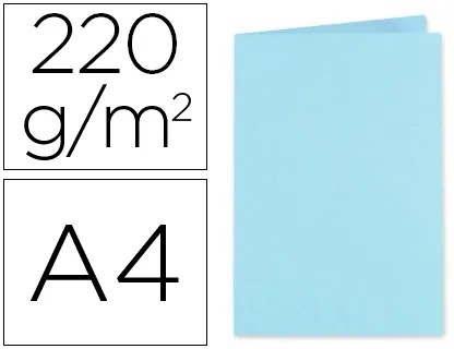 Classificador Exacompta Foldyne Din A4 Azul Claro 250 gr