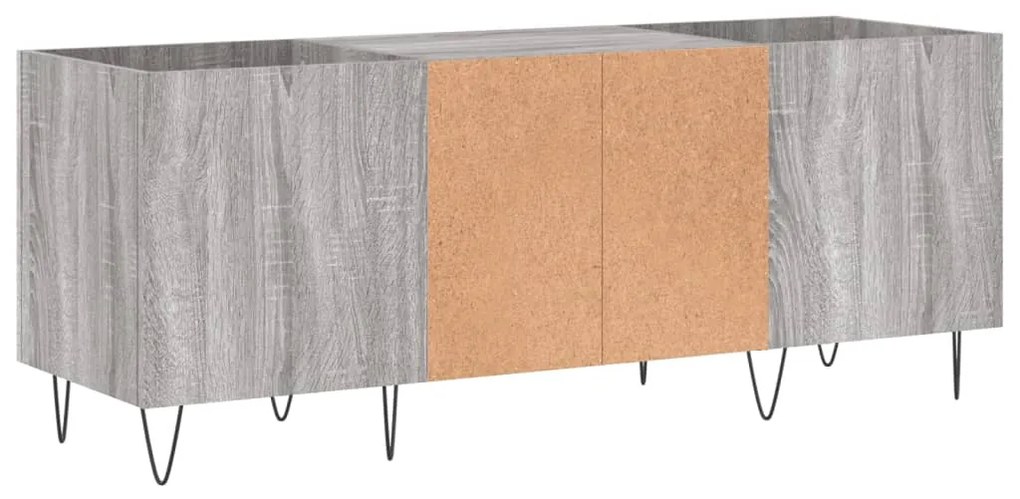 Armário p/ Discos - 121x38x48cm - Derivados Madeira Cinzento Sonoma