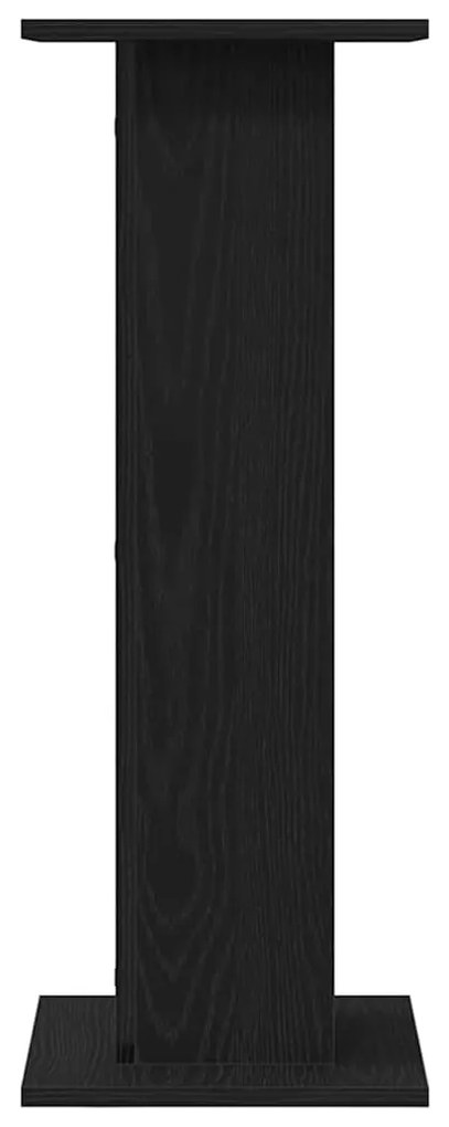 Suporte para Plantas vidaXL 2 pcs Carvalho Preto 30x30x80 cm Madeira d