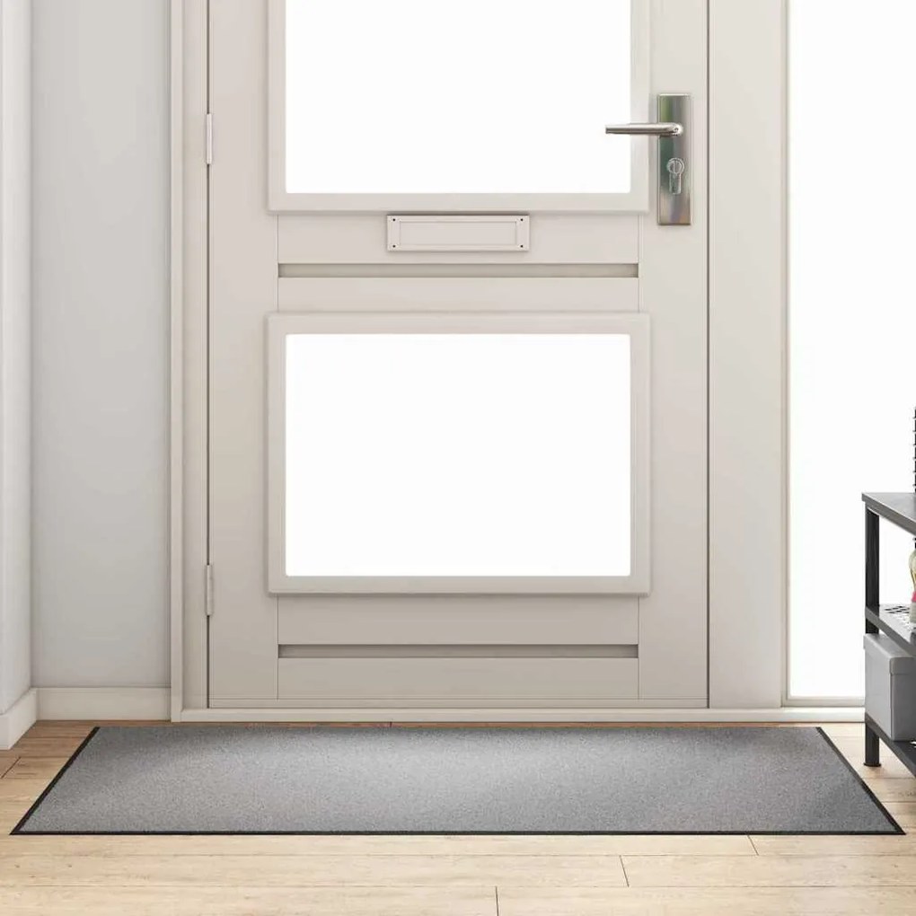 Capacho Retangular VidaXL Cinza 90x150 cm