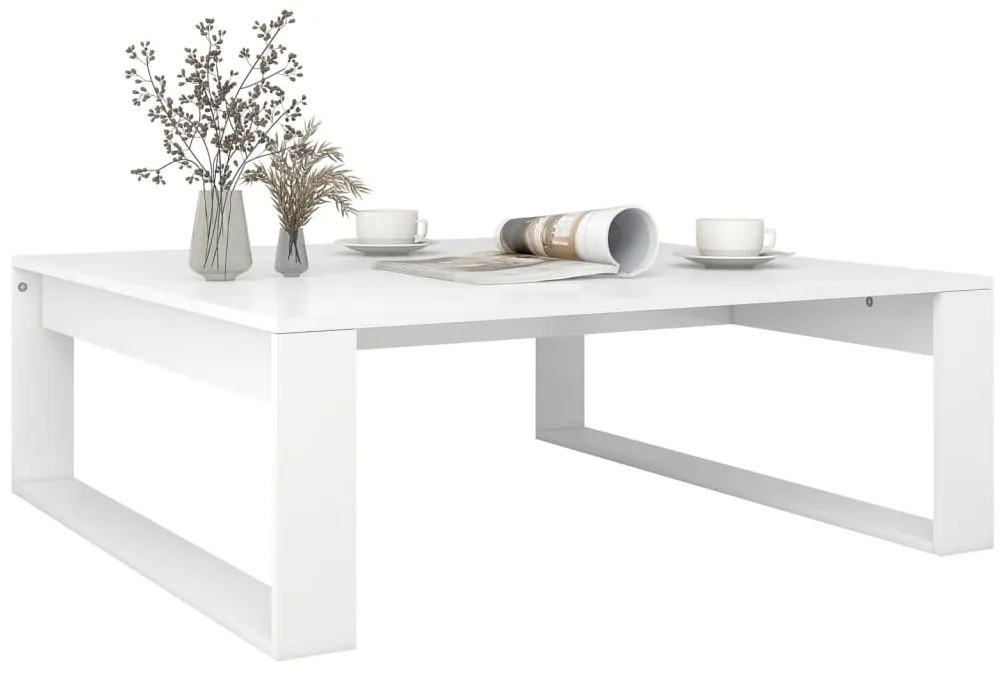 Mesa de centro 100x100x35 cm derivados de madeira branco