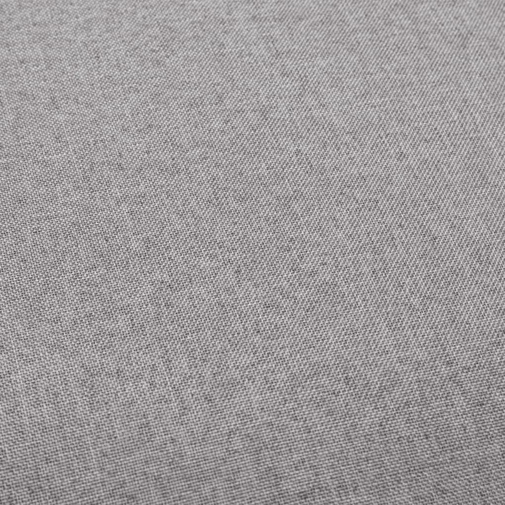 Cadeira de bar tecido cinzento-claro