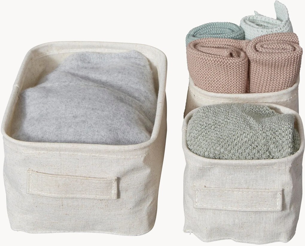 Cestos para casa de banho Premium, conjunto de 3