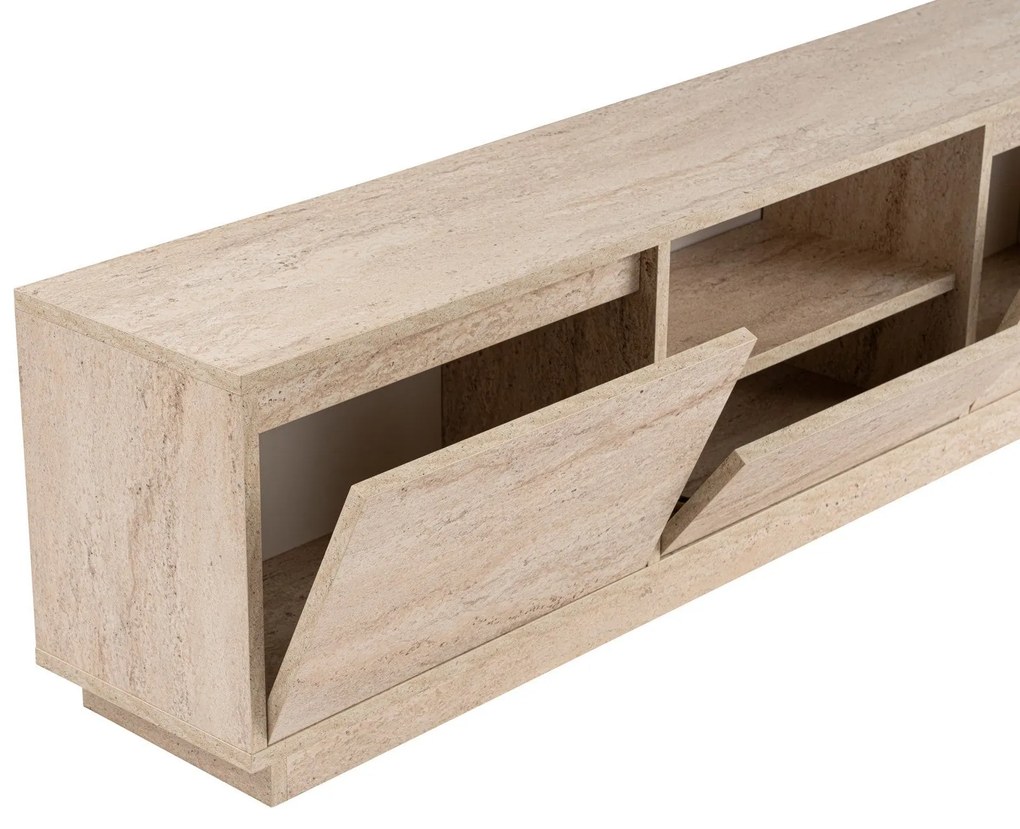 Móvel TV Vanguard – Travertine – 160x42x29,5 cm