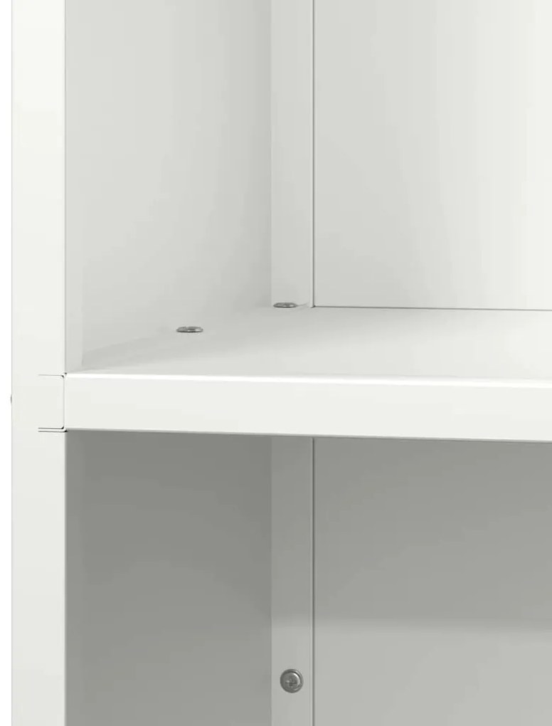 Suporte para lenha 40x30x80 cm aço laminado a frio branco