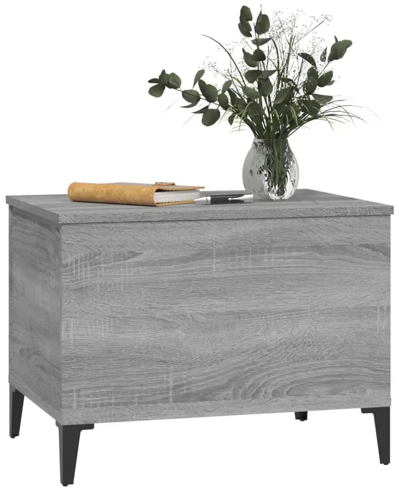 Mesa de centro 60x44,5x45 cm derivados de madeira cinza sonoma
