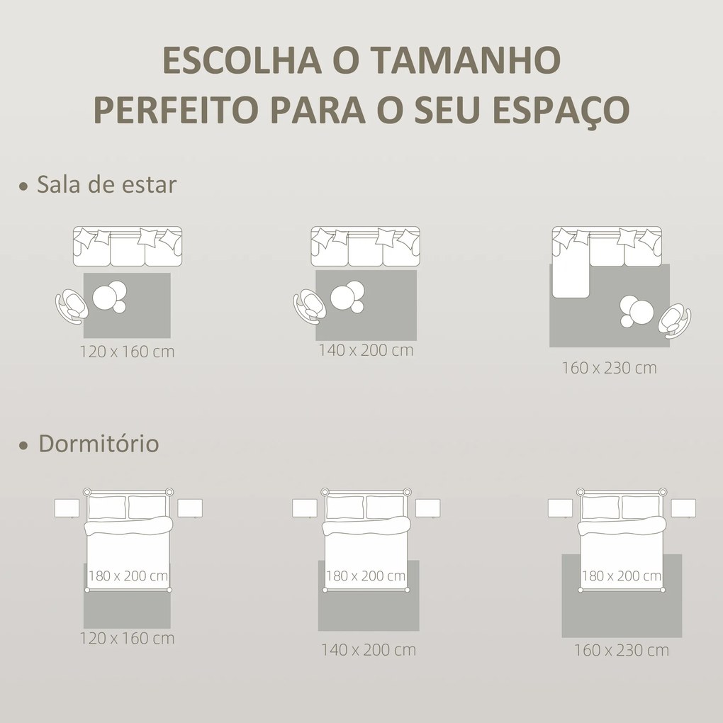 Tapete para Sala de Estar 120x160 cm Tapete Lavável à Máquina Pelo Longo Macio Estilo Moderno Creme