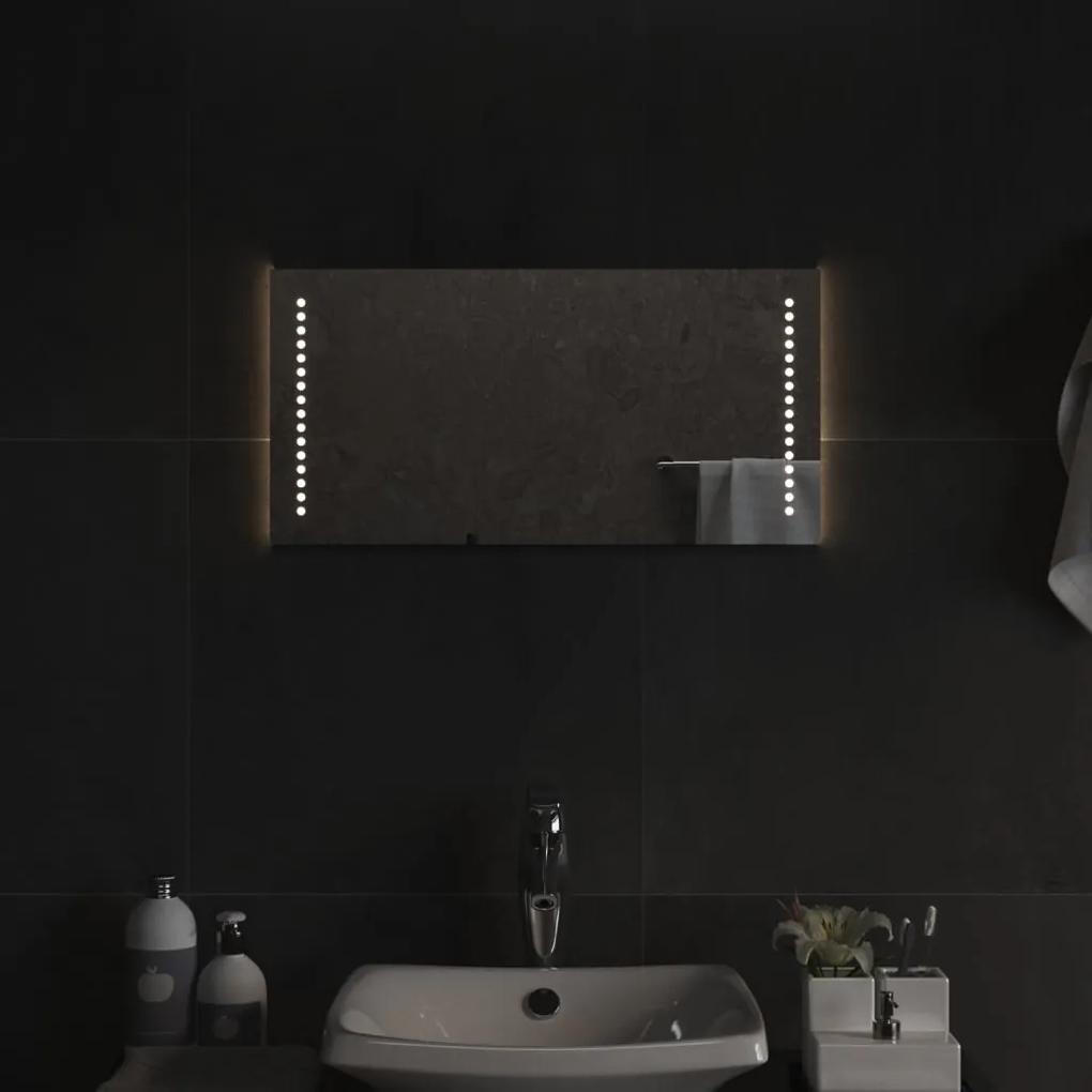 3154045 vidaXL Espelho de casa de banho com luzes LED 30x60 cm