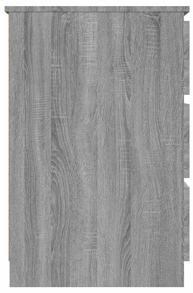 Secretária 140x50x77 cm derivados de madeira sonoma cinza