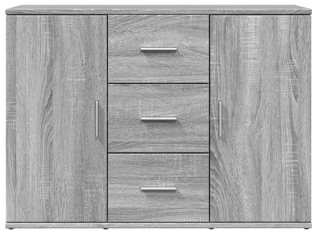 Aparador 90,5x29,5x65 cm derivados de madeira cinzento sonoma