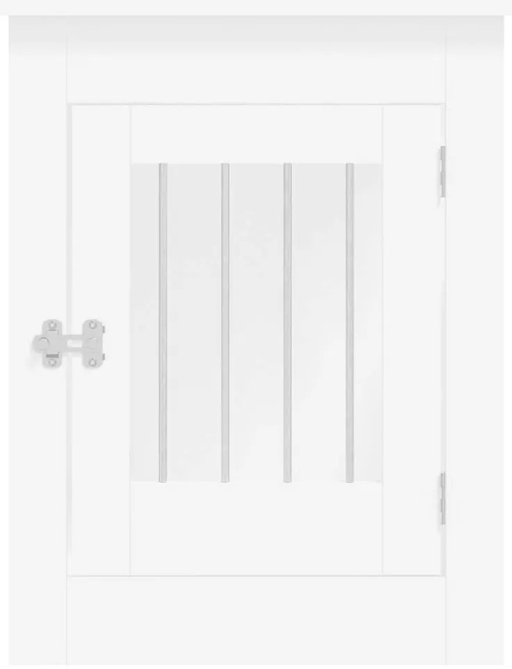 Móvel casota para cão 55x80x68 cm derivados de madeira branco