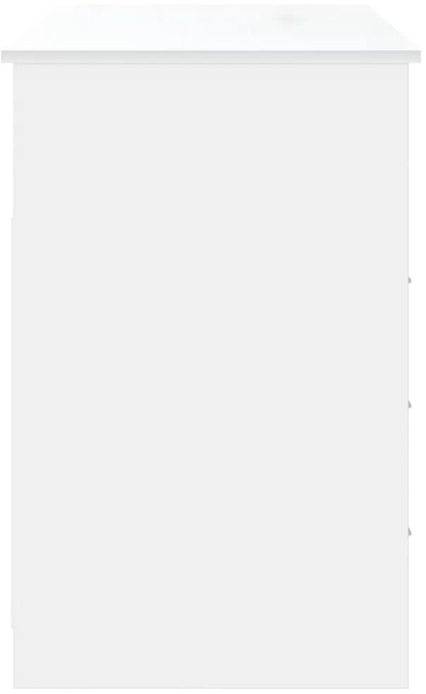 Secretária c/ gavetas 102x50x76 cm derivados de madeira branco