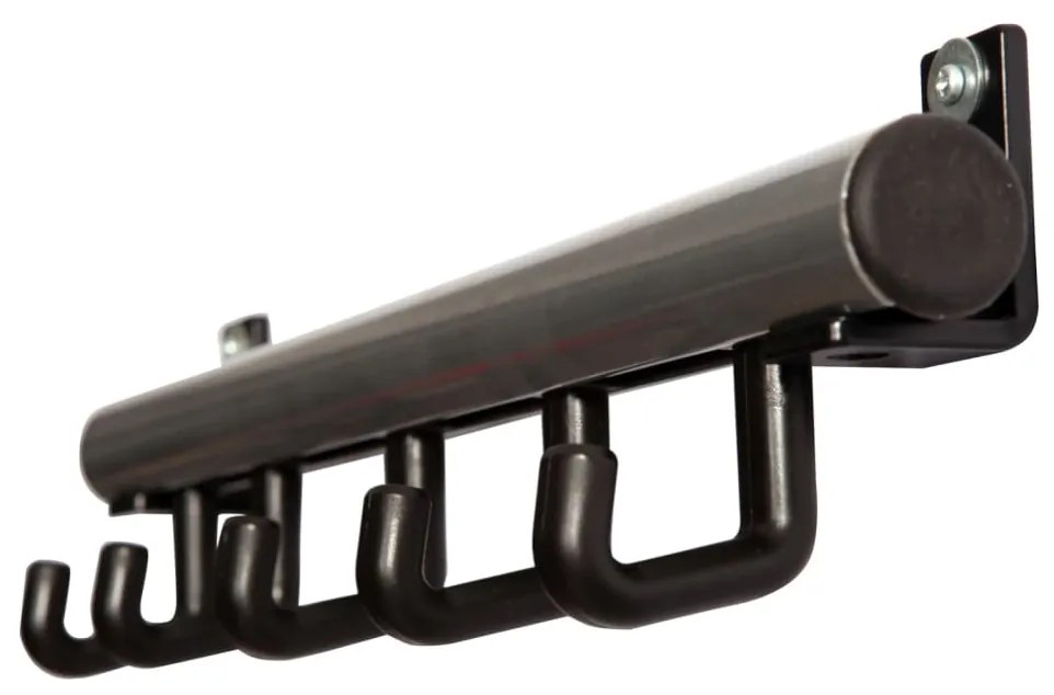 445332 V-Part Cabide com 5 ganchos Techno 5 preto
