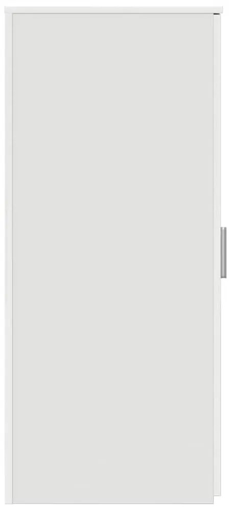 Armário de arrumação 40x45x103,5 cm derivados de madeira branco