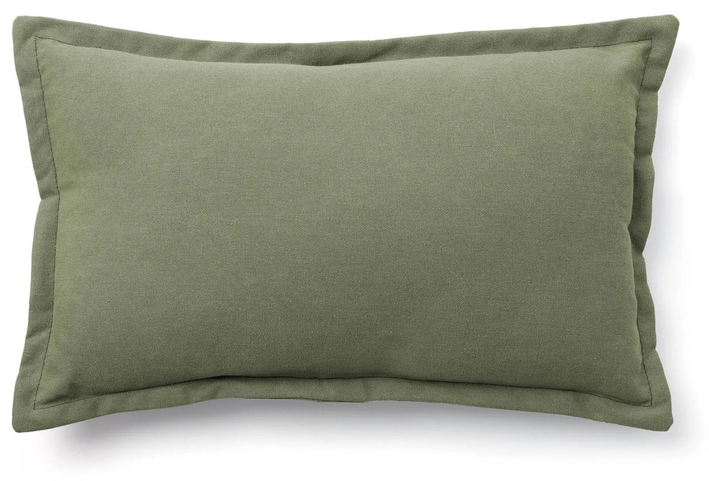 Kave Home - Capa de almofada Lisette 30 x 50 cm em verde