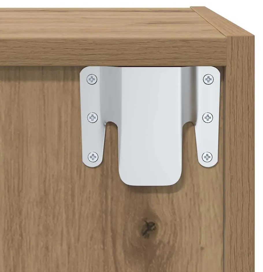 Conjunto de móvel de TV 2 pcs Castanho 37 x 37 x 142.5 cm