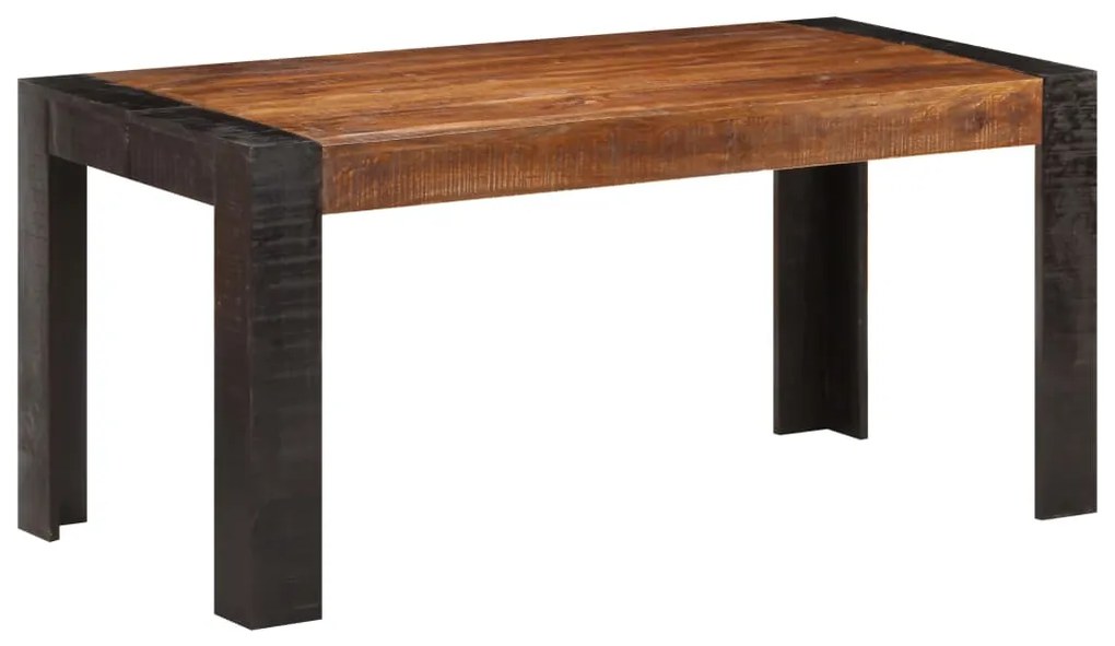 Mesa de jantar 160x80x76 cm madeira mangueira maciça