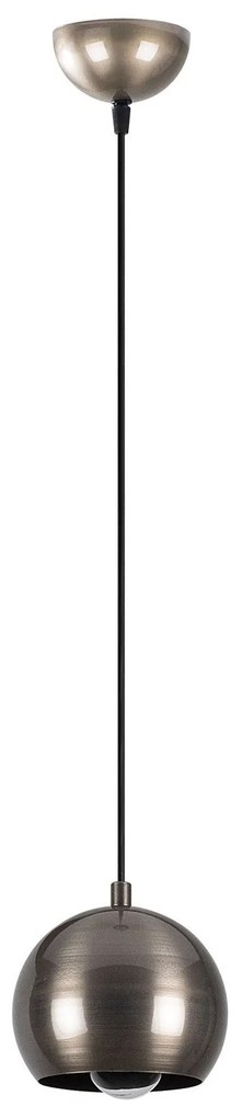 Candeeiro de Teto Berceste – Prateado – 15 x 30 cm