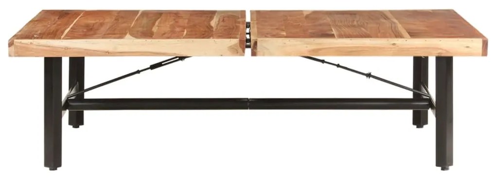 Mesa de centro 142x90x42 cm madeira de acácia maciça