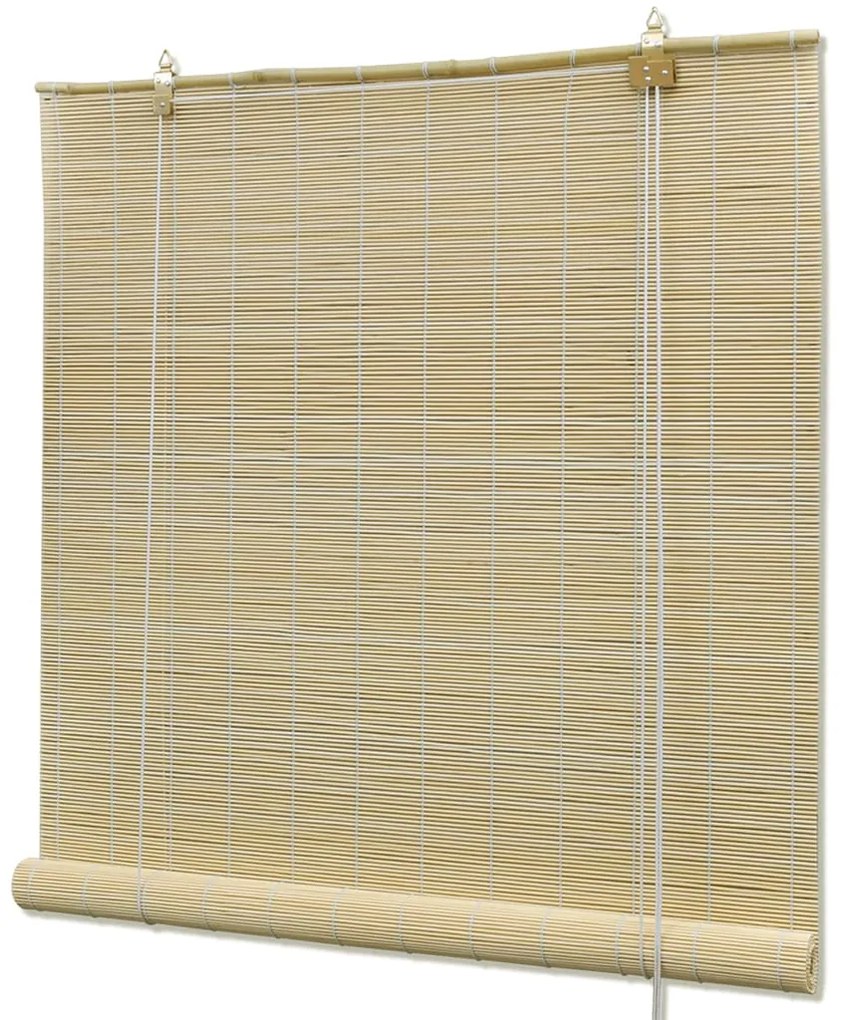 Estore de enrolar 100 x 160 cm bambu natural