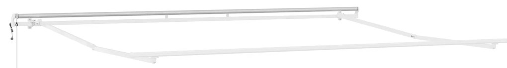 Toldo Retrátil Automático Branco 500x350 cm