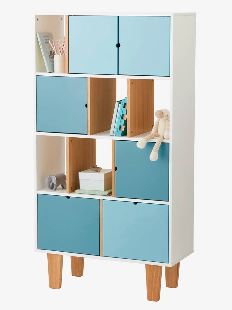 Estante para criança, tema Oslo branco claro bicolor/multicolo
