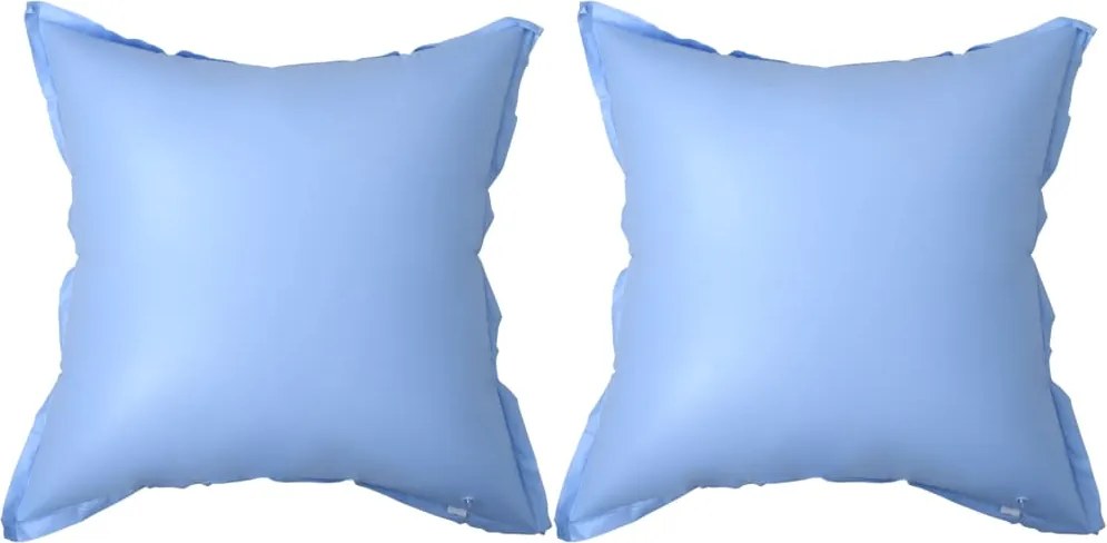 Almofadas insufláveis p/ cobertura piscina acima do solo 2 pcs