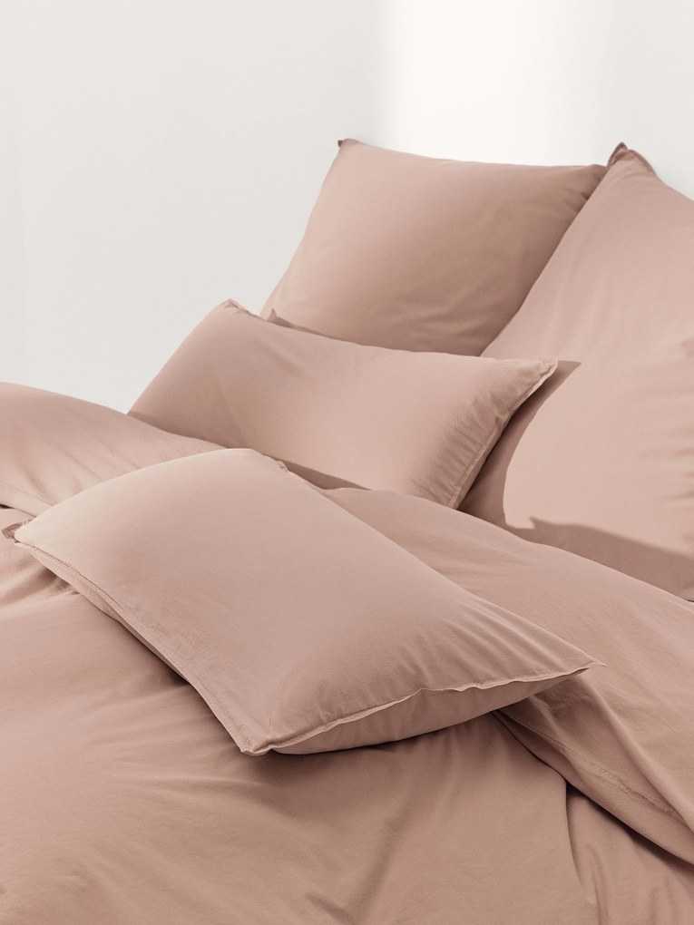 Capa de edredão em percal de algodão lavado Debbie