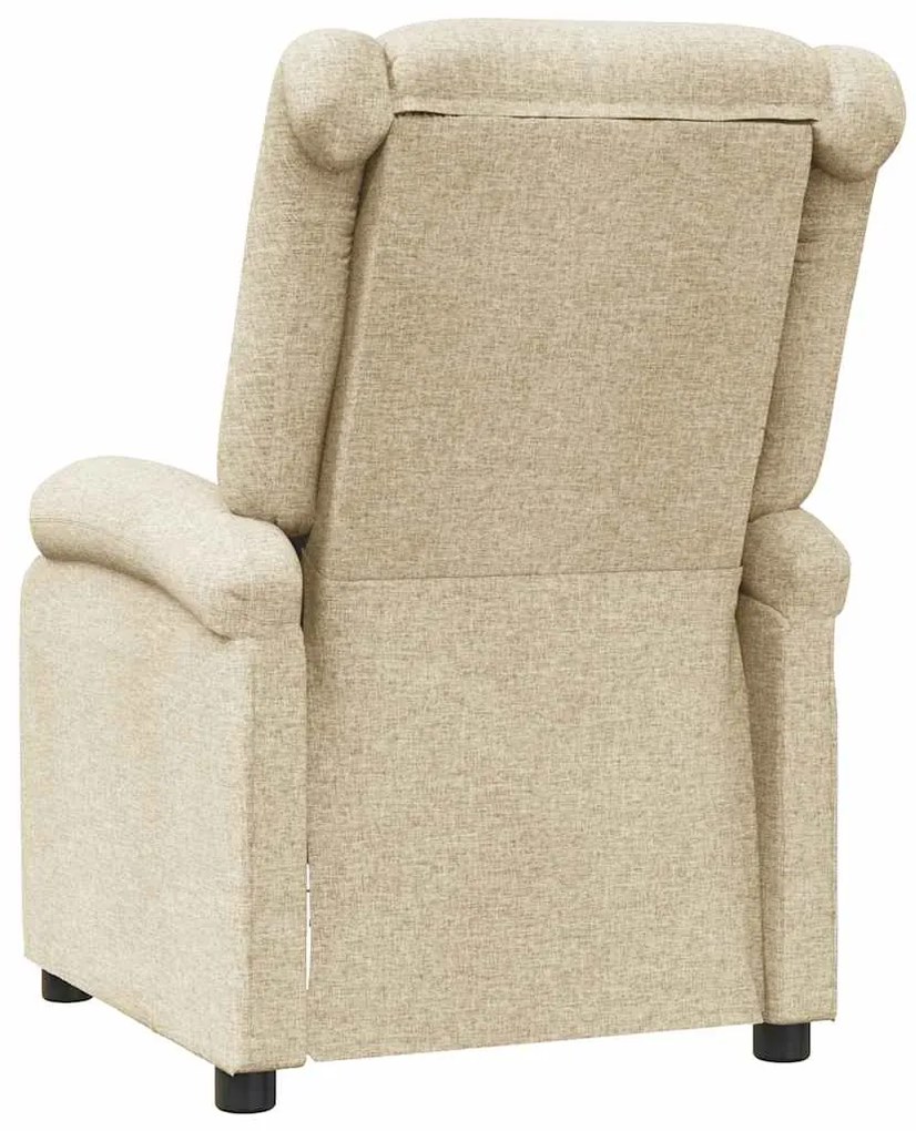 Poltrona de massagens tecido cor creme