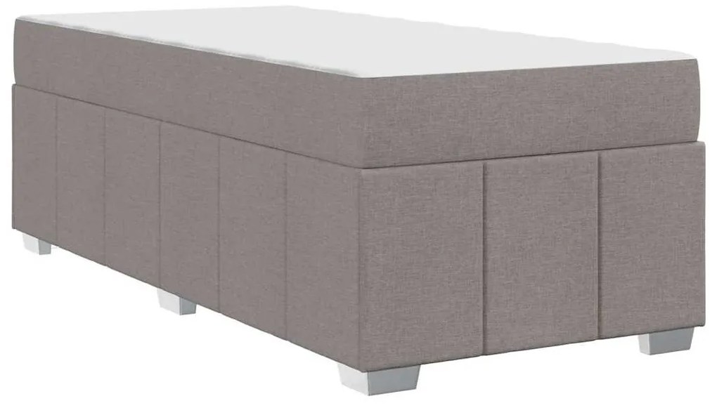 Estrutura da Cama Cinzento-acastanhado 90 x 190 cm tecido