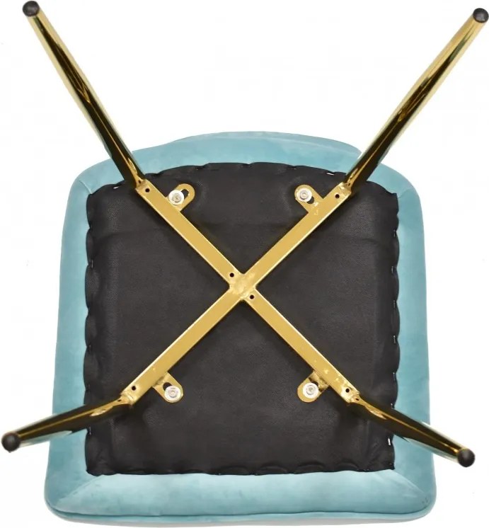 Cadeira Shayla (Veludo verde agua)