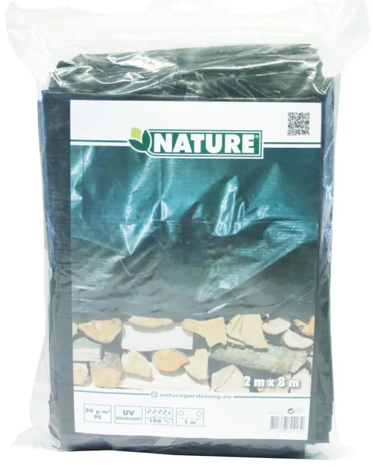 Lona para lenha 2x8 m PE verde