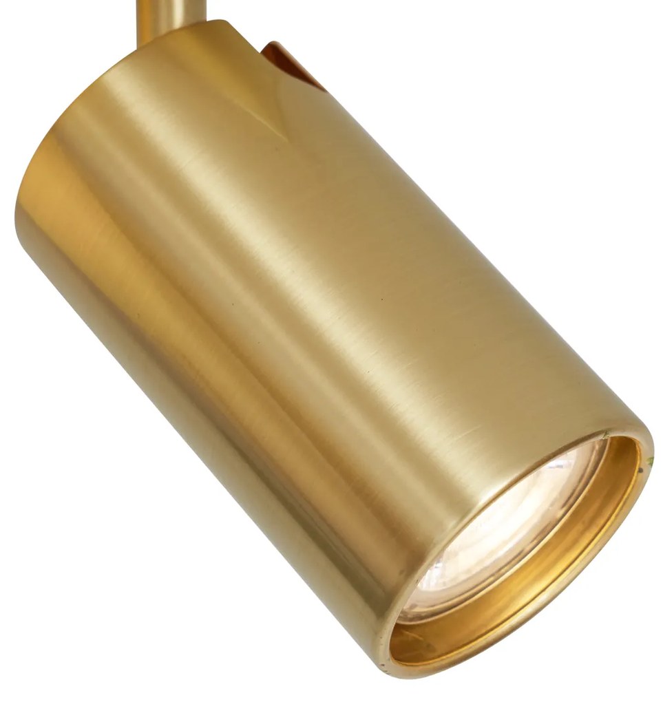 Plafon moderno latão 2-luzes inclinável - Lesly Moderno