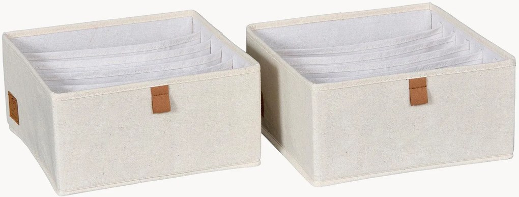 Organizadores com 6 compartimentos Premium, conjunto de 2
