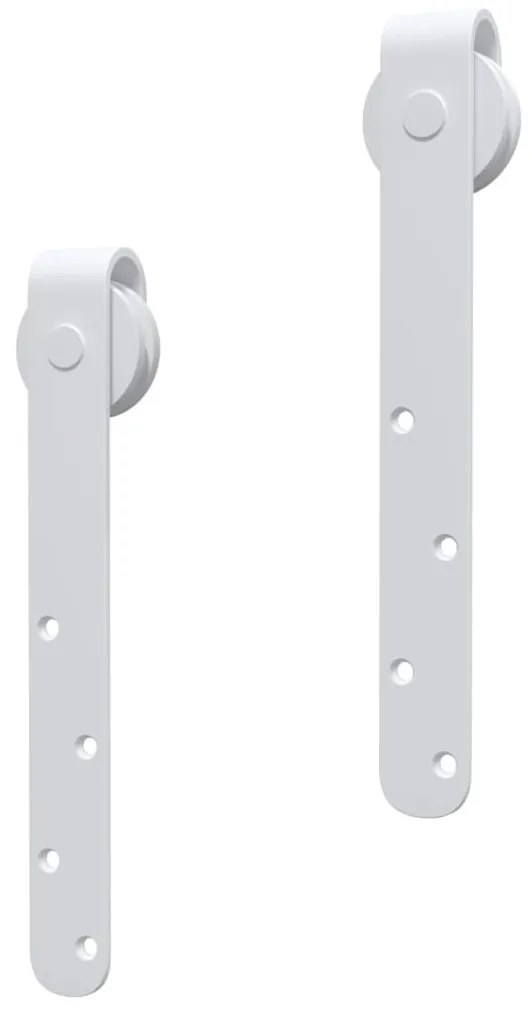 Mini kit para armário deslizante aço carbono 152 cm branco