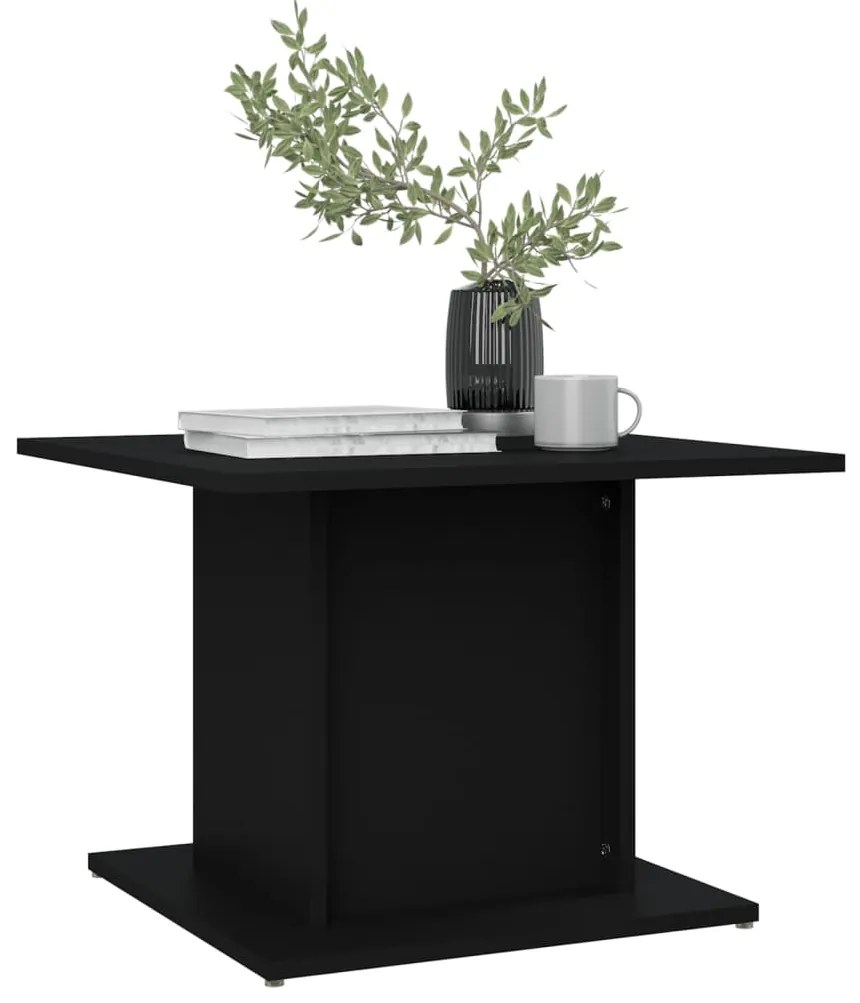 Mesa de centro 55,5x55,5x40 cm derivados de madeira preto