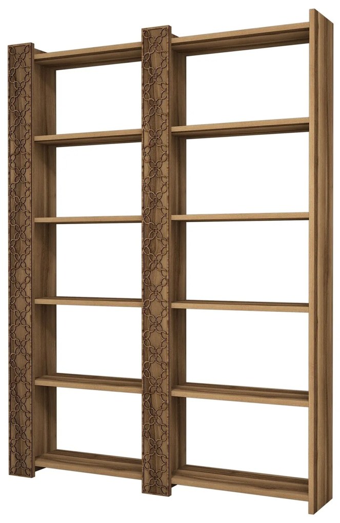 Estante City – Nogueira – 124,6x170x24,2 cm